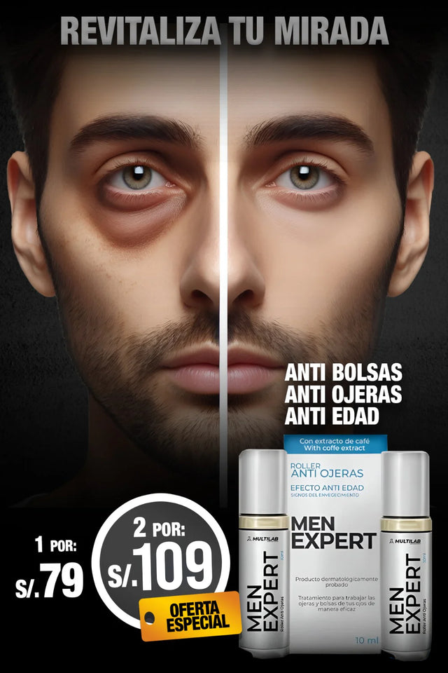 Roller Anti Ojeras- MEN EXPERT PRO™