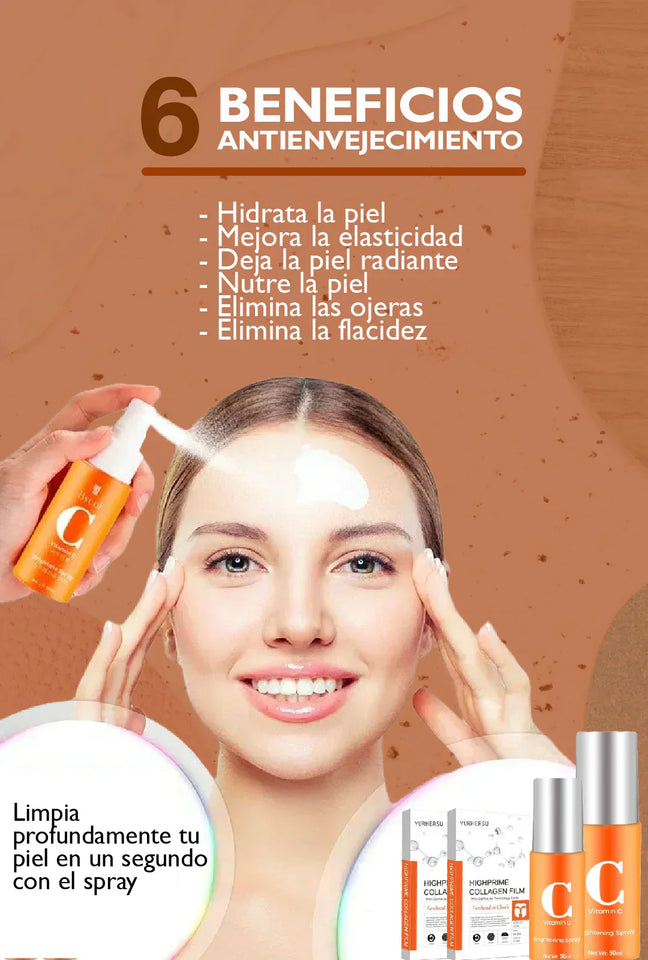 Summer Pack- Mascarilla de Colageno + Vitamina c rejuvenecedora